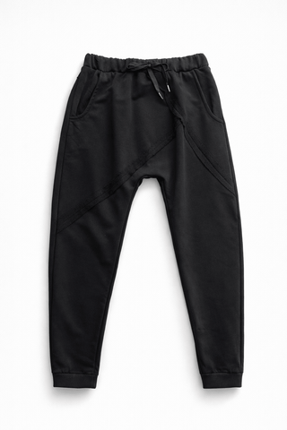 Baggyhose in Schwarz