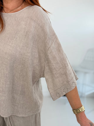 Leinen T-Shirt 2606122