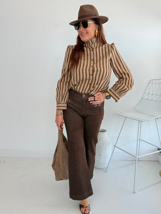 Blusa con volant a 2 scelte 2508392
