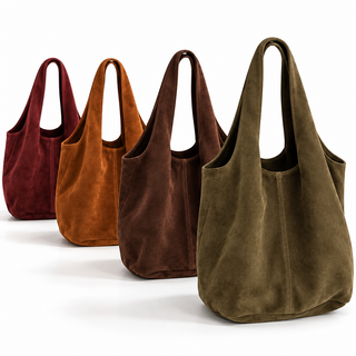 Wildleder Shopper Tasche 2609276-79