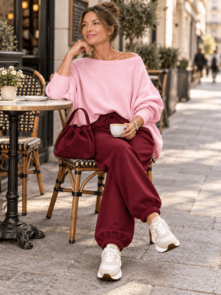 Feinstrickpullover in Rosa für Damen in Einheitsgröße 36-42 - Levelone GmbH & Co. KG