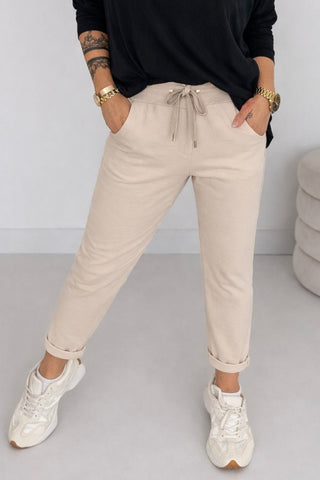 Jogpants in Beige