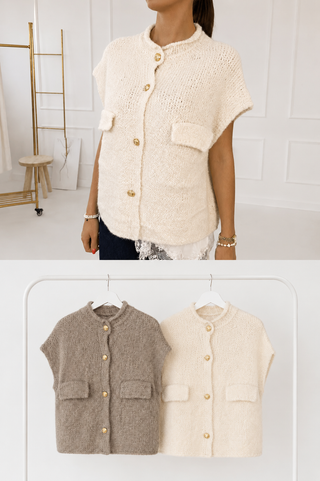 Gilet in maglia di alpaca 2602139