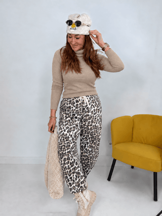 Rollkragenpullover in Beige für Damen in Einheitsgröße 36-42 - Levelone GmbH & Co. KG