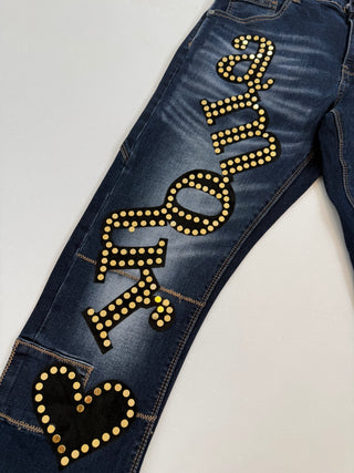 Pantaloni jeans elasticizzati 2609187-90
