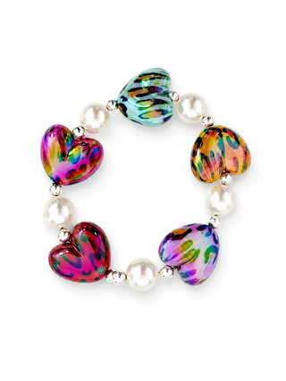 Perlenarmband in verschiedenen Farben: Leo-Bunt, Leo-Gold & Leo Herz-Bunt - Levelone GmbH & Co. KG