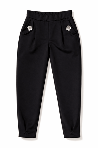 Stretchhose in Schwarz