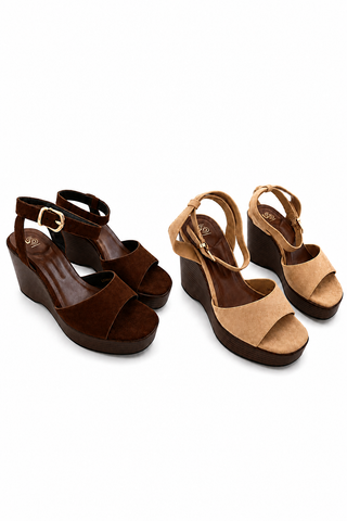 Sandalen in verschiedenen Farben mit Blockabsatz - Levelone GmbH & Co. KG