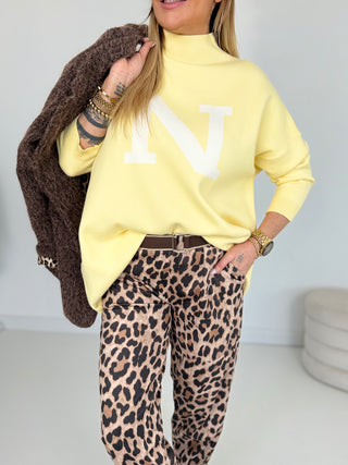 Strickpullover-buttergelb-print-damen-levelone