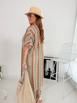 Häkelmantel in Buntmix - Onsize 36-42 - Levelone GmbH & Co. KG