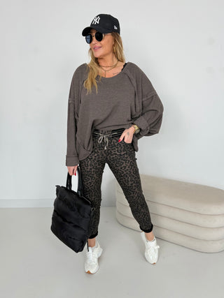 Pantaloni in pelle elasticizzata 2511246-50