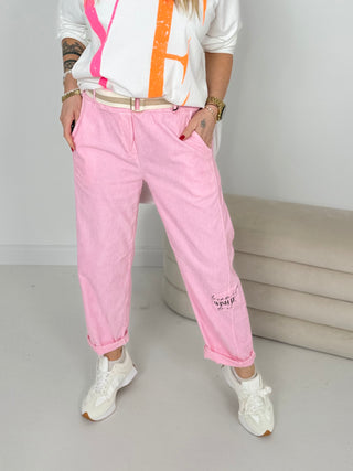 Pantaloni in velluto a coste elasticizzato 2512062