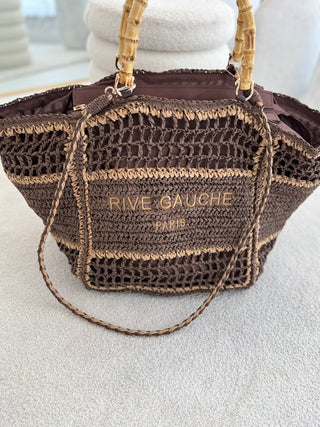 Ibiza Bast-Tasche in Braun