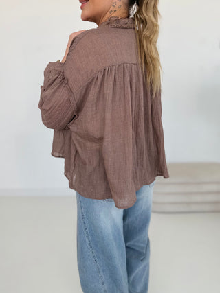 Blusa con volant a 2 scelte 2508392