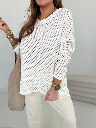 Maglione a maglia fine a 2 scelte 2603018