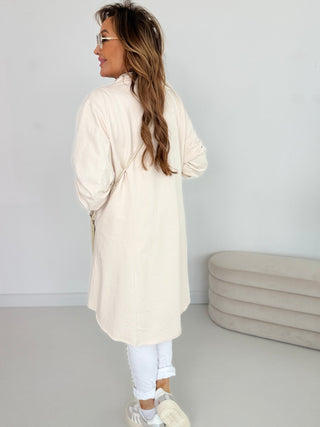 Sweatshirt Blazer-beige-damen-einheitsgröße-levelone