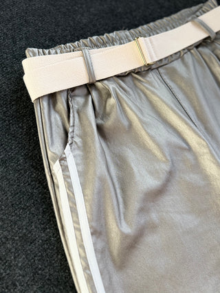 Pantaloni in pelle elasticizzata 2511086